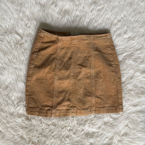 Tan corduroy skirt PacSun size 24 - Picture 1 of 5